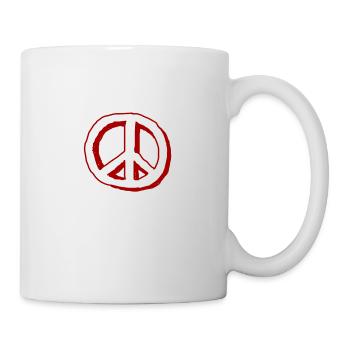 Un symbole de la paix - Mug blanc - blanc - Droite