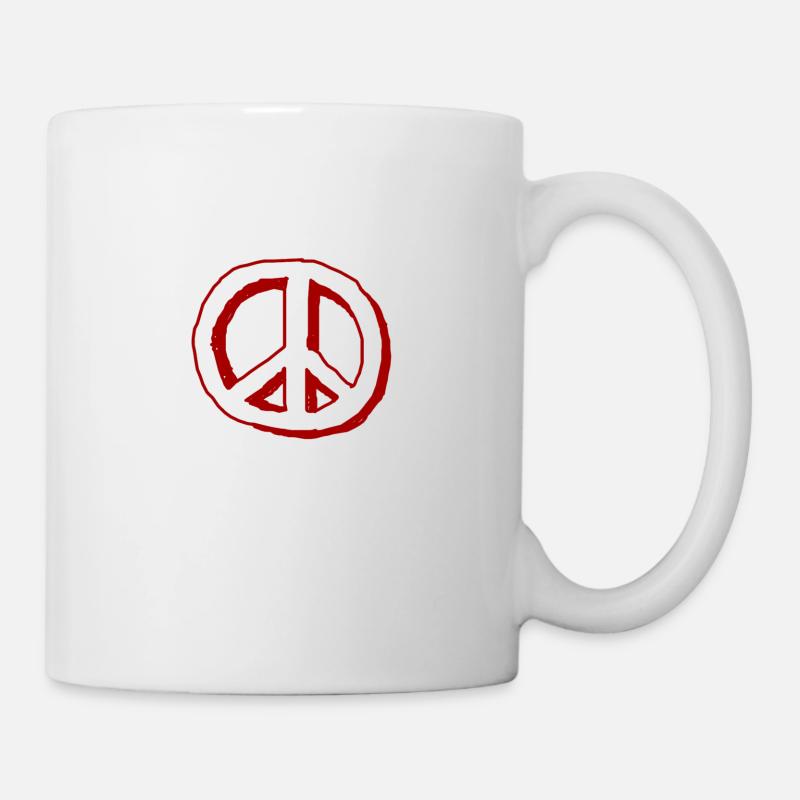 Un symbole de la paix - Mug blanc - blanc
