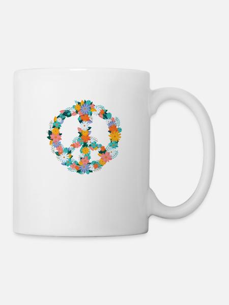 Peace Zeichen Peace Sign - Mug - white