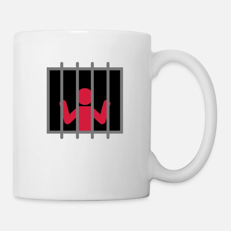 Captive Man - Tasse - Weiß