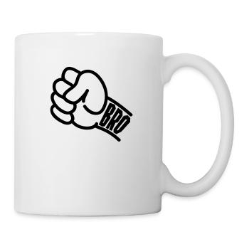 Bro - Tasse - Weiß - Rechts
