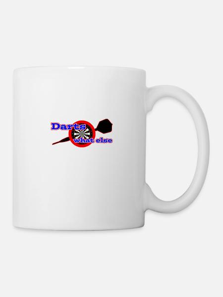 Darts what else - Tasse - Weiß