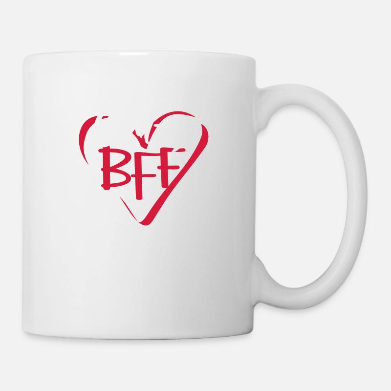 BFF Crazy Best Friends Toujours Crazy Heart - Mug blanc - blanc