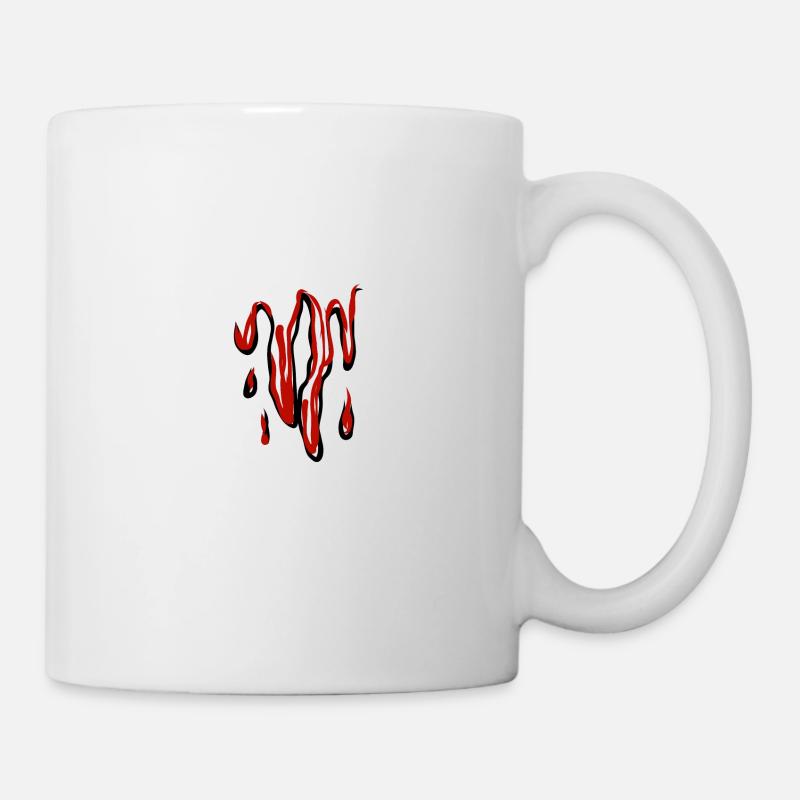 Dripping blood Design - Tasse - Weiß