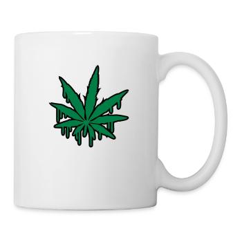 Weed Graffiti - Mug blanc - blanc - Droite