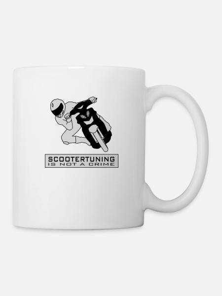 Scooter Tuning is not a crime HQ - Mug - white