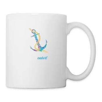 Föhrankert Föhr Foehr Anker Nordsee Nordseeinsel - Tasse - Weiß - Rechts