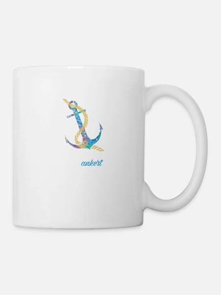 Föhrankert Föhr Foehr Anchor North Sea North Sea island - Mug - white