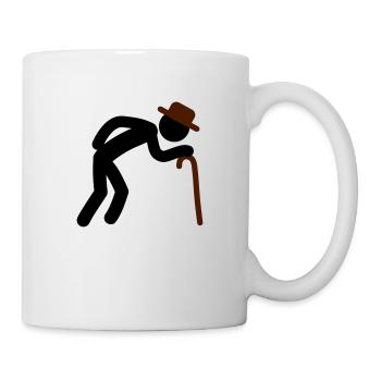 Old Man - Tasse - Weiß - Rechts