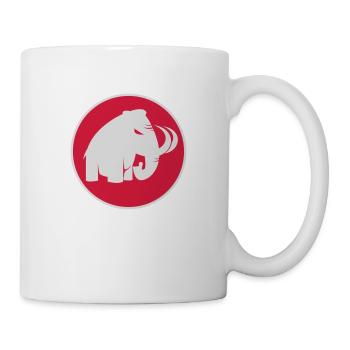 angry mammoth böses Mammut - Tasse - Weiß - Rechts