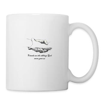 Friendship, amis, amitiés, frères et sœurs, - Mug blanc - blanc - Droite