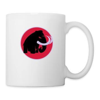 angry mammoth böses Mammut - Tasse - Weiß - Rechts