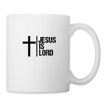 Jesus is Lord Lord Jesus Christ Gift Bible - Mug - white - Right