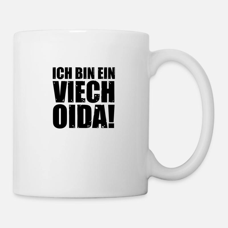 I am a critter Oida! Viech Oida gift idea - Mug - white