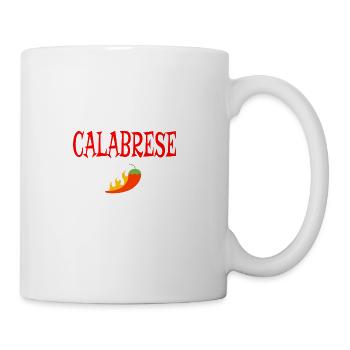 CALABRESE,Bella Italia,Spaghetti,Geschenk,Regalo - Tasse - Weiß - Rechts