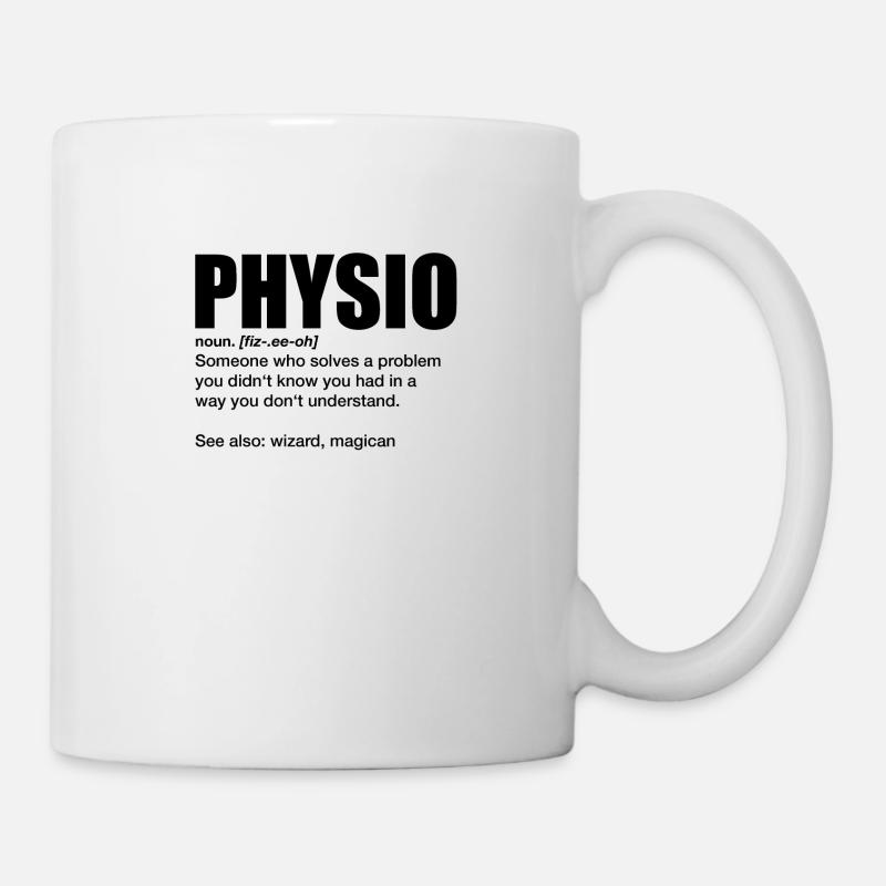 physio définition diplôme éducation cadeau - Mug blanc - blanc
