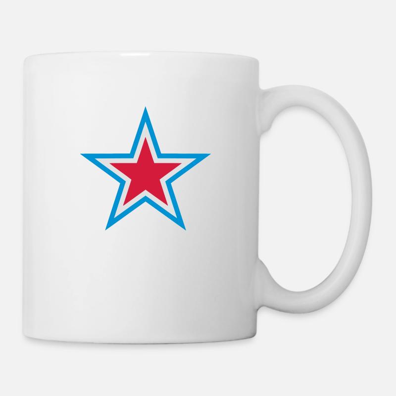 Etoile bleu blanc rouge - Mug blanc - blanc