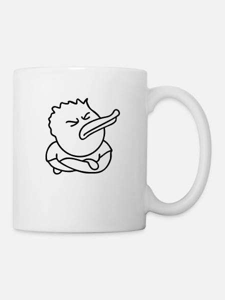 Offended Duck - Tasse - Weiß