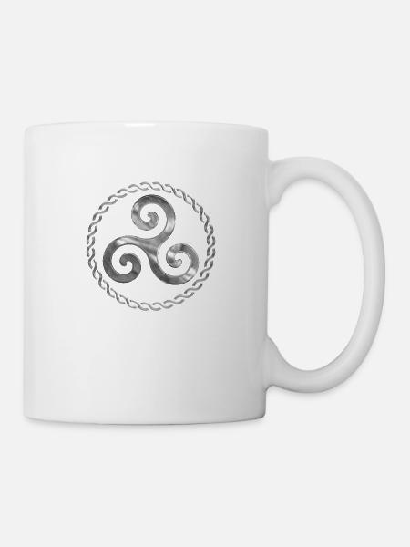 triskel breizh - Mug blanc - blanc