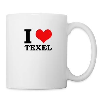 I love Texel Insel Urlaub Niederlande Nordsee - Tasse - Weiß - Rechts