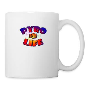 Fireworks New Year's Eve Pyro for life - Mug - white - Right