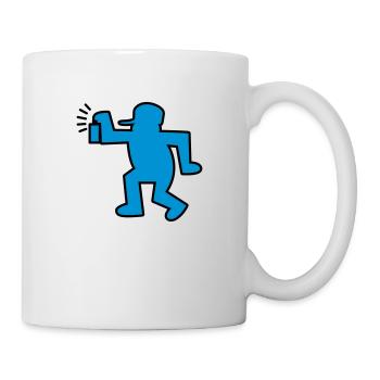 graffiti man - Mug - white - Right