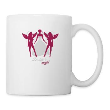 JGA - Braut - Bride - Brides angels - Engel - 2C - Mug - white - Right