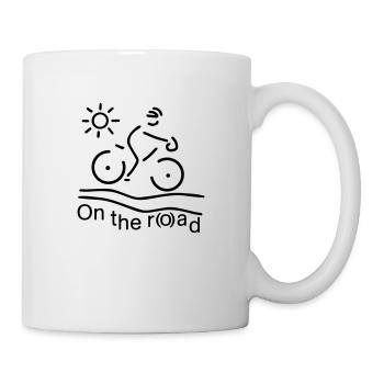 On the ro(a)d - Tasse - Weiß - Rechts