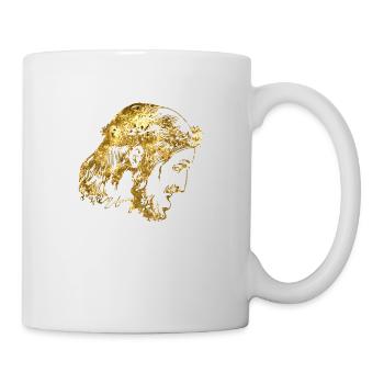 Jésus foi d'or - Mug blanc - blanc - Droite