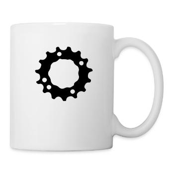 Mountain bike gear sprocket gears 1c. - Mug - white - Right