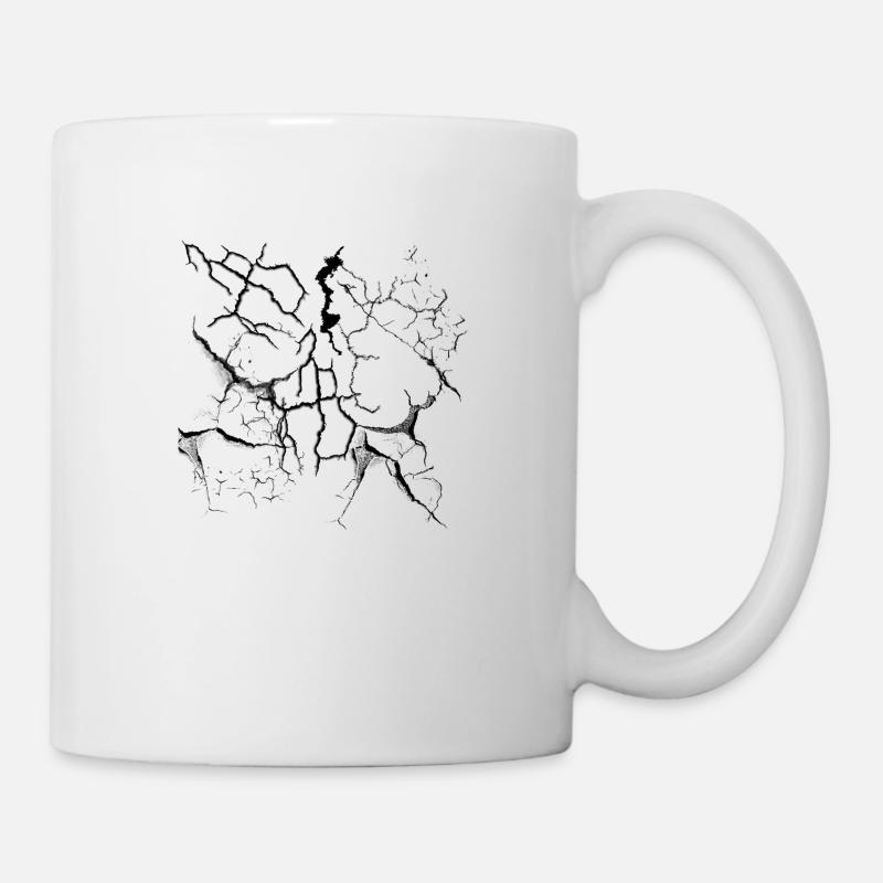 Risse - Tasse - Weiß