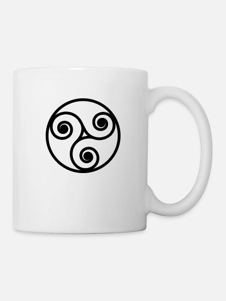 Triskel Breton - Tasse - Weiß