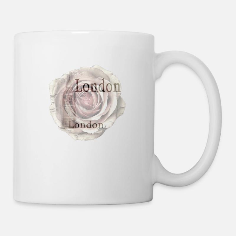 Rose London - Tasse - Weiß