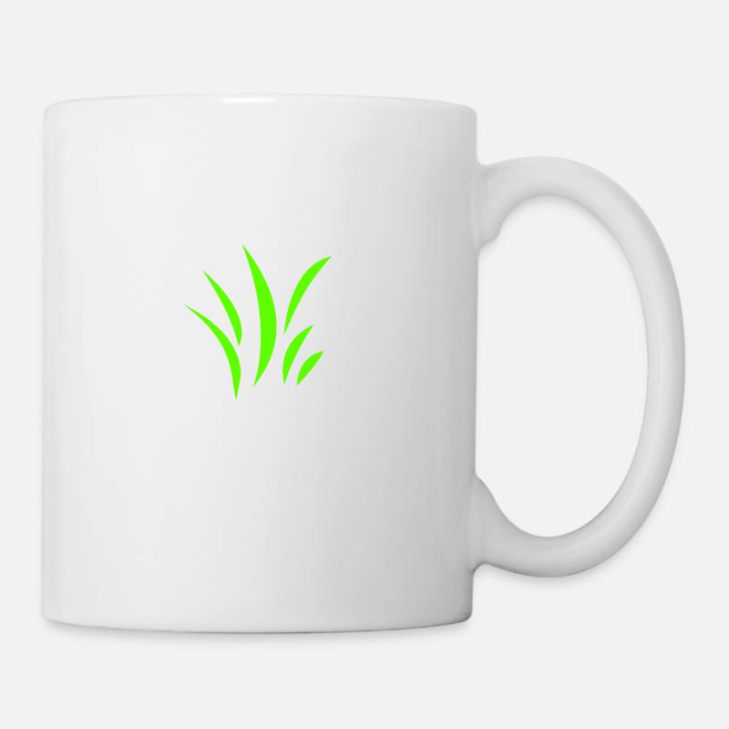 Gras - Tasse - Weiß