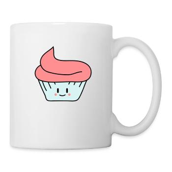 Cute Cupcake - Tasse - Weiß - Rechts