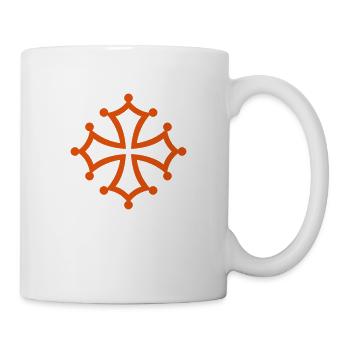 Kreuz - Tasse - Weiß - Rechts
