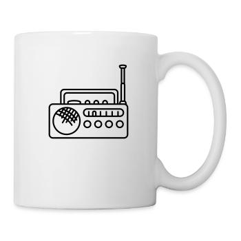 Radio - Tasse - Weiß - Rechts
