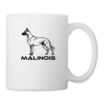 519 Malinois - Mug blanc - blanc - Droite