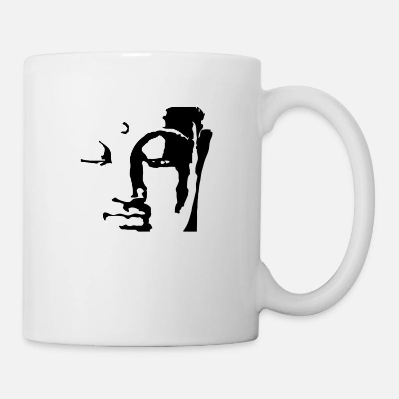 buddha face - Mug blanc - blanc