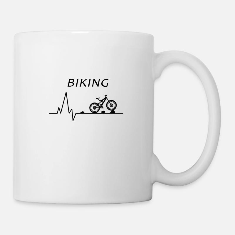 Biking - Tasse - Weiß