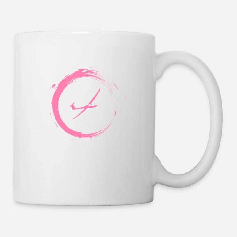 Segelflugzeug - Tasse - Weiß