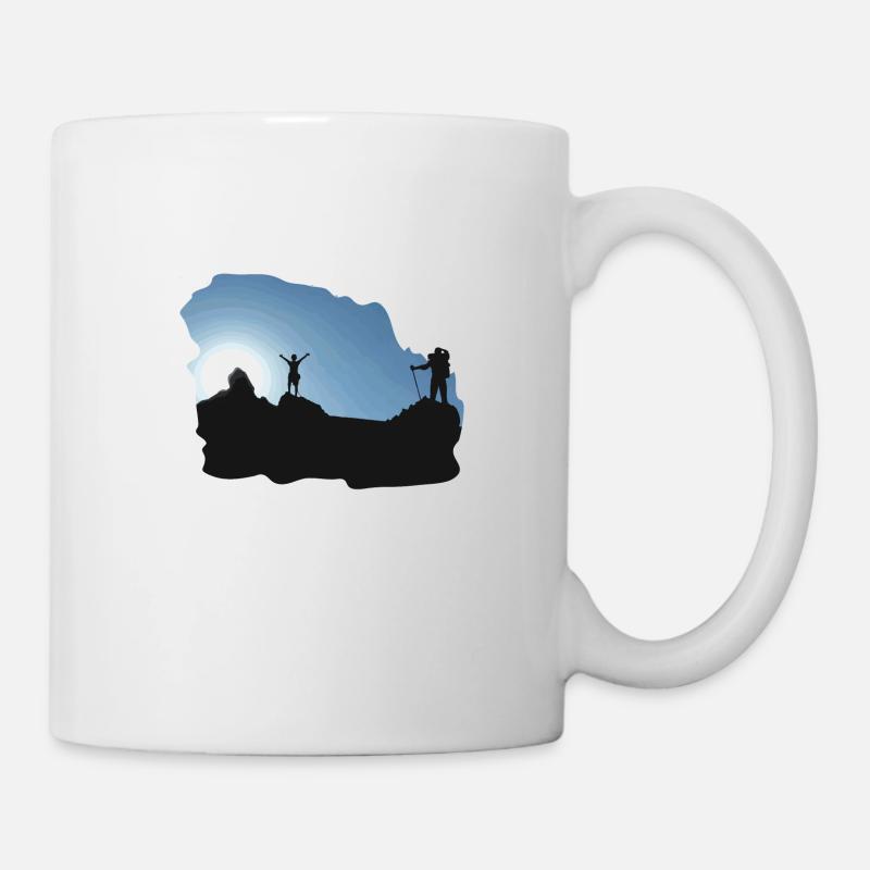 Randonnée Hiking Trekking Tour - Mug blanc - blanc