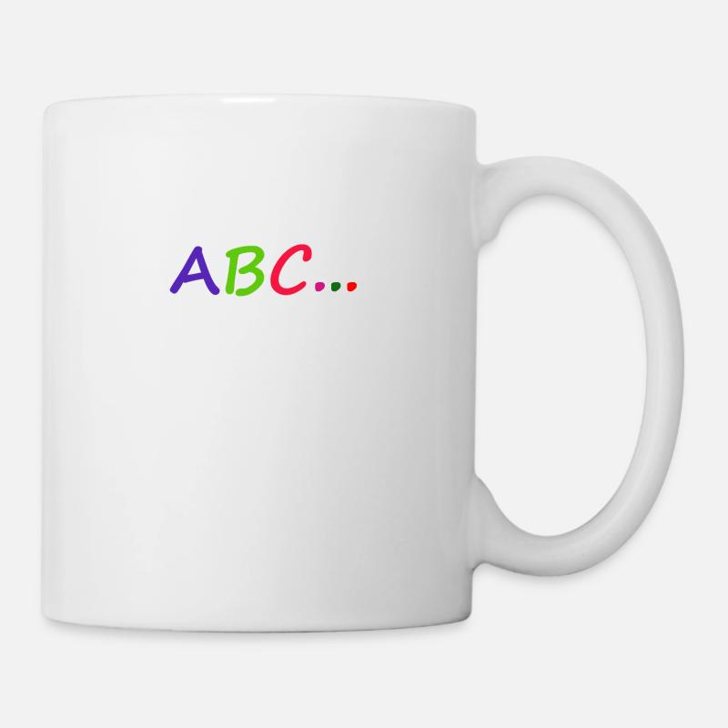 ABC - Tasse - Weiß