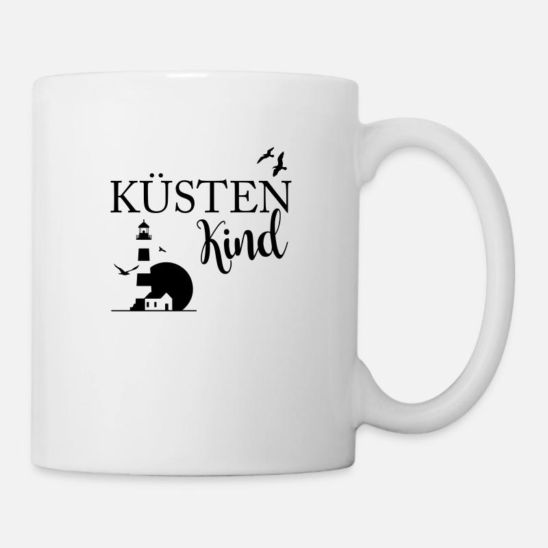 Küsten Kind - Tasse - Weiß