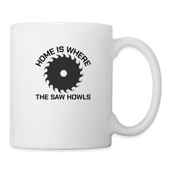 Funny home improvement craft sayings wood gift - Mug - white - Right
