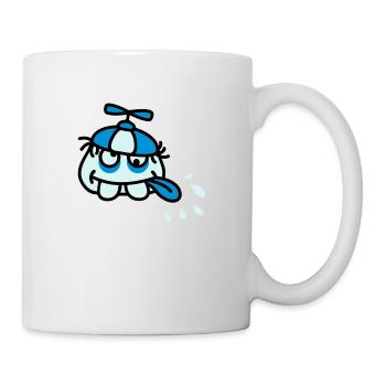 Funny Crazy Stupid Face - Mug - white - Right