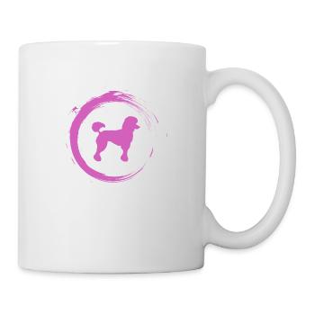 caniche - Mug blanc - blanc - Droite