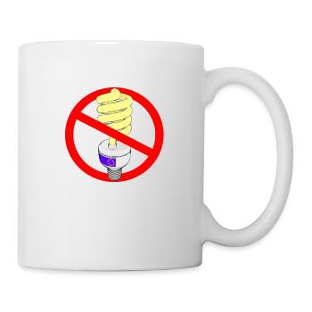 energy saving lamp - Mug - white - Right