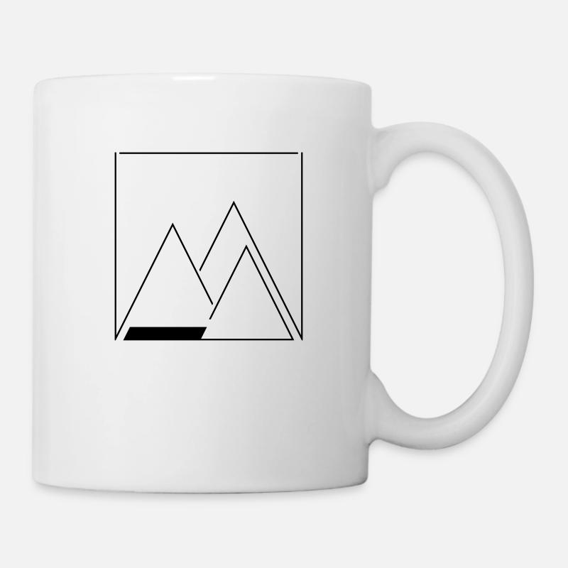 mountains - Mug - white