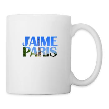 J'aime Paris - Tasse - Weiß - Rechts